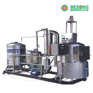 Vacuum cashew kernels frying machine